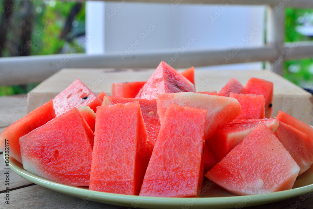 Fresh Watermelon on the table. Fresh Watermelon on the table.