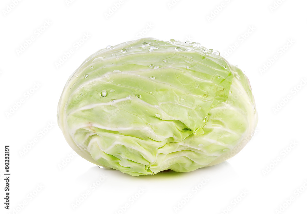 Cabbage isolated on white background Cabbage isolated on white background