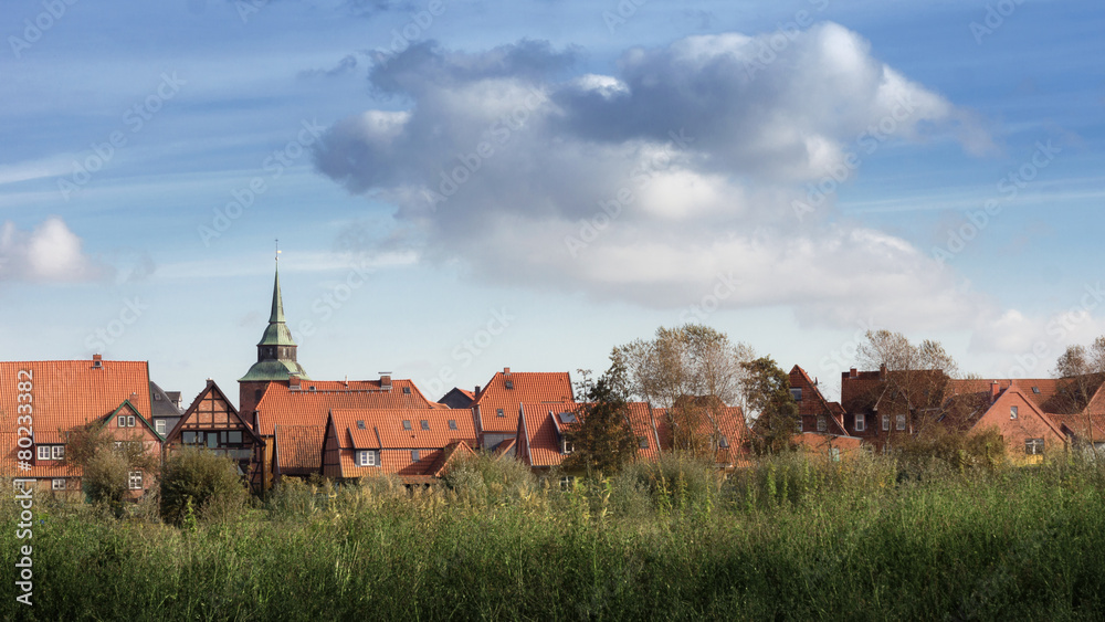 Boizenburg Elbe, Mecklenburg, North Germany StockFoto Adobe Stock