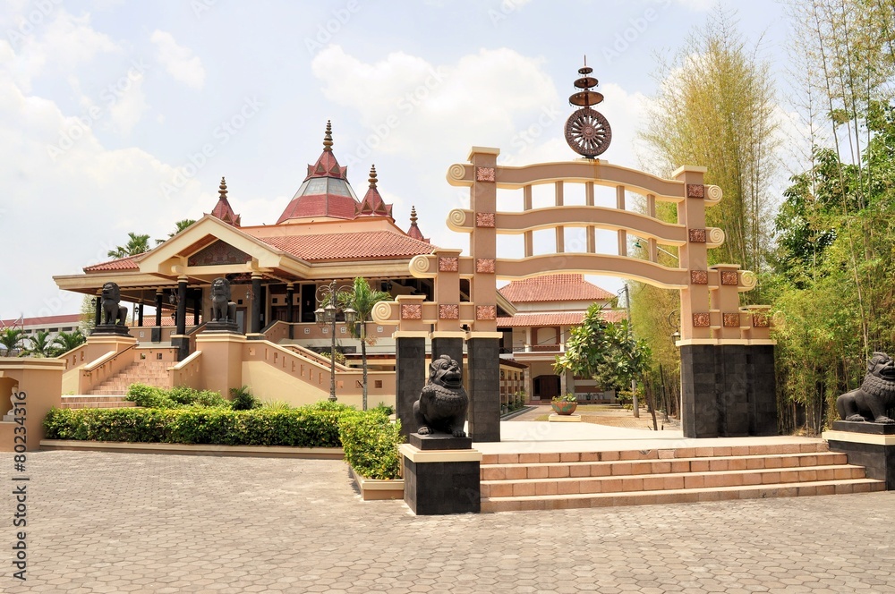 Modern Buddhist temple, Solo, Java, Indonesia