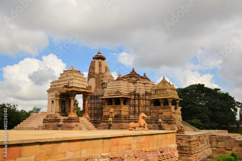 Khajuraho Hindu and Jain temples  India.