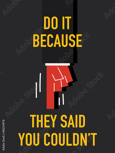Words DO IT