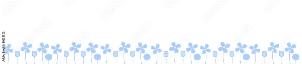 blumen wiese blau band banner blumen wiese blau band banner