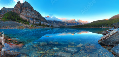 Moraine lake panorama