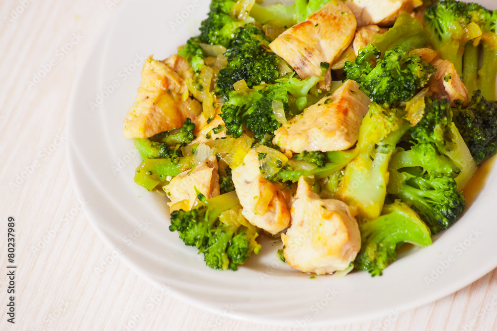 chicken fillet with broccoli chicken fillet with broccoli