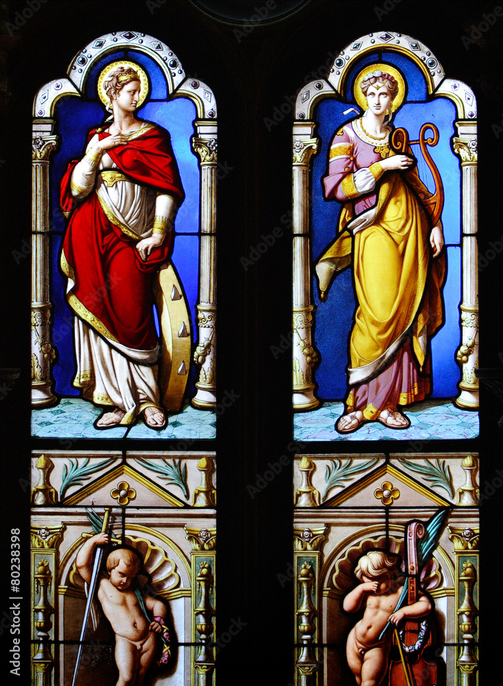 Fototapeta premium Stained glass window