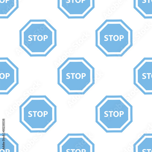 Stop seamless pattern