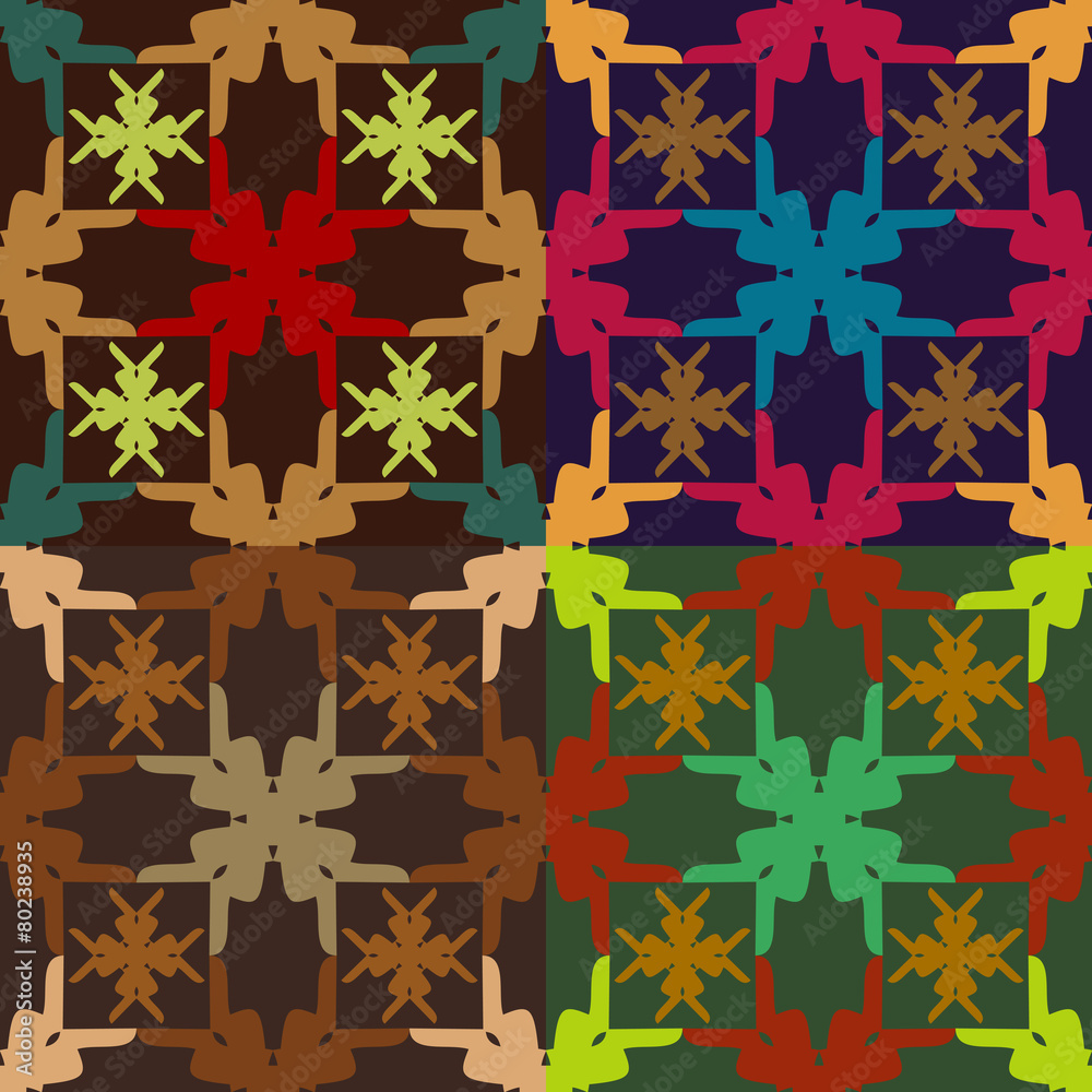 Set of seamless patterns Set of seamless patterns