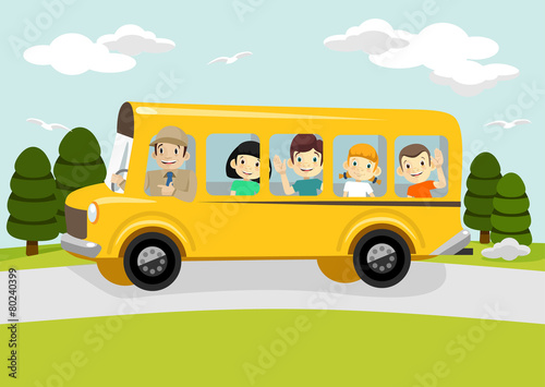 Vector school illustration