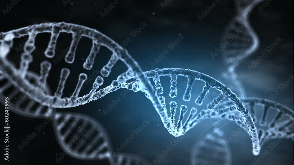 DNA Strand slow motion