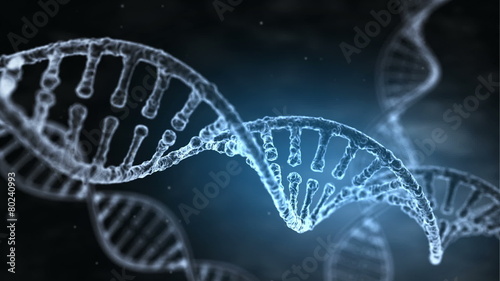 DNA Strand slow motion