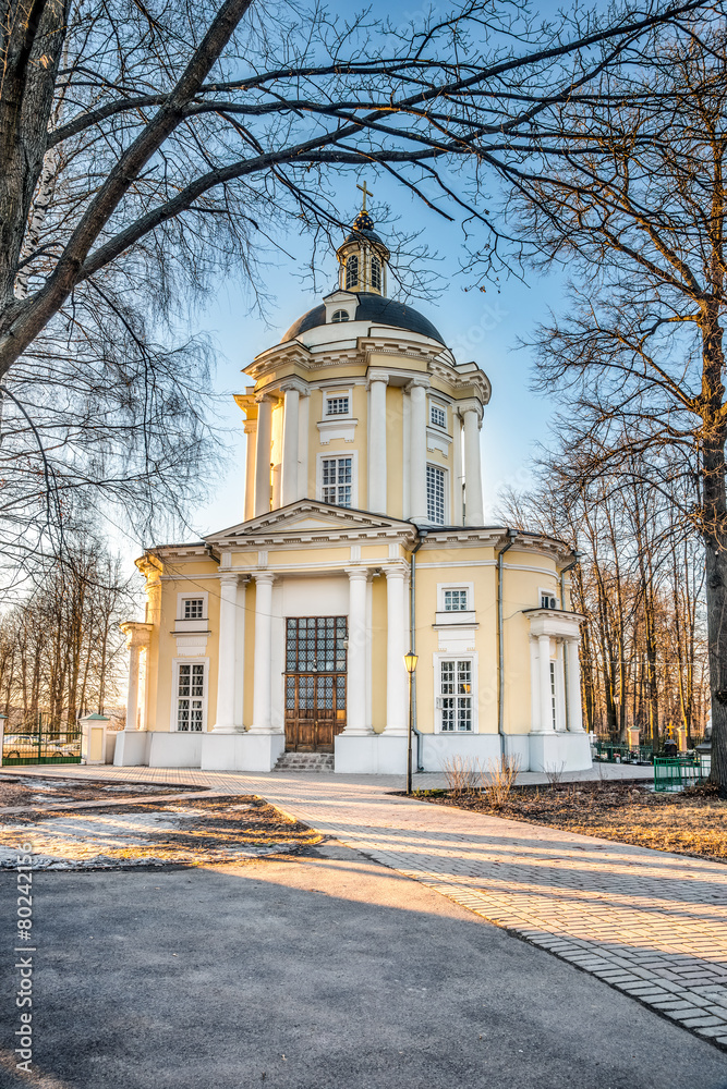 Fototapeta premium The Temple of Vladimir Icon of Mother of God.