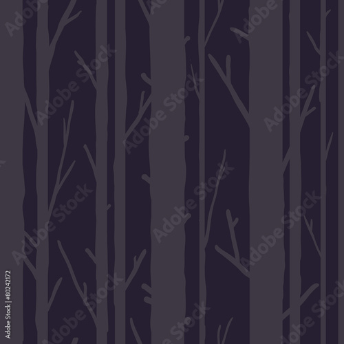 Trees seamless pattern