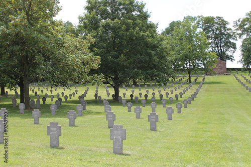 German WW1 cemetery, Rancourt, France photo