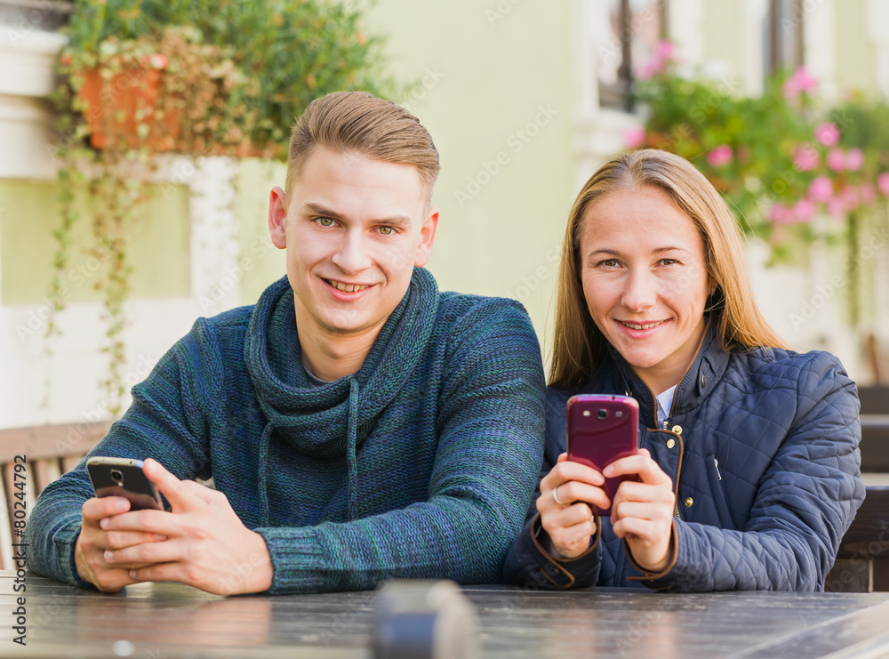 Fototapeta premium Happy young couple