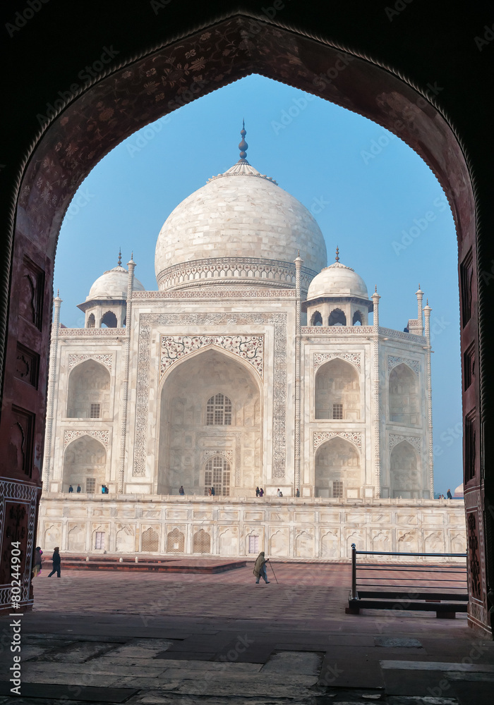 Taj Mahal at the morning