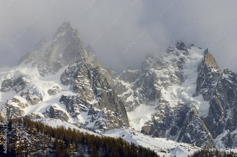 Obraz premium Aiguille du Chamonix