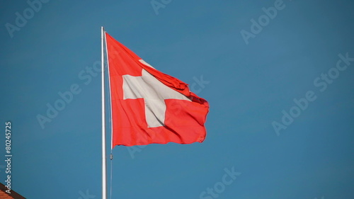 Swiss flag in slow motion. Find similar clips in our portfolio.