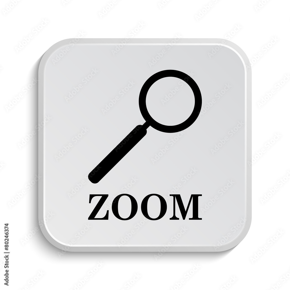 Zoom with loupe icon Zoom with loupe icon