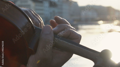 Violin in the city. Find similar clips in our portfolio.