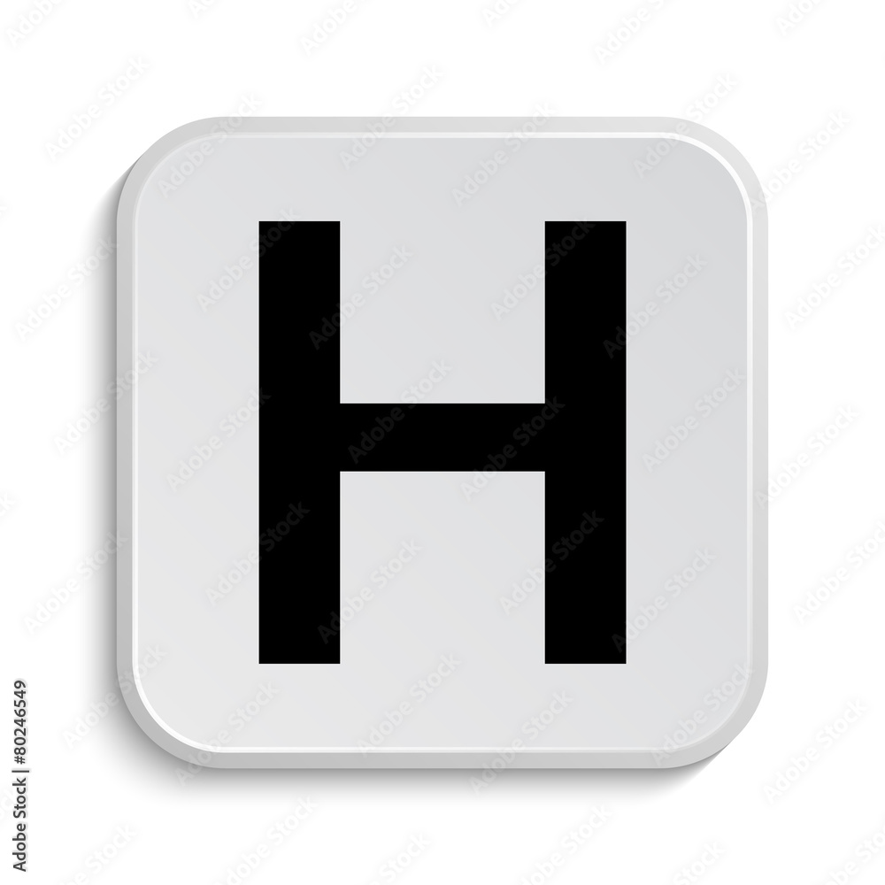 Fototapeta premium Hospital icon