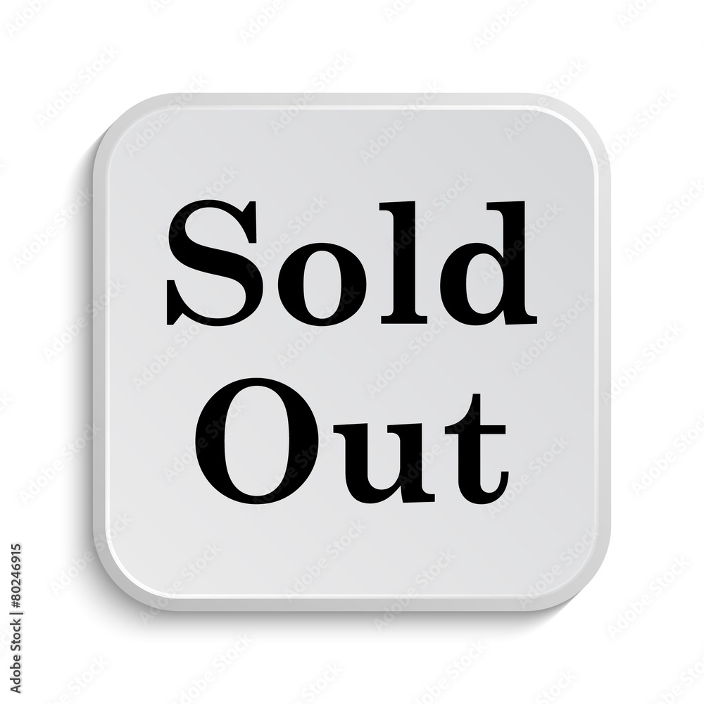 Sold out icon