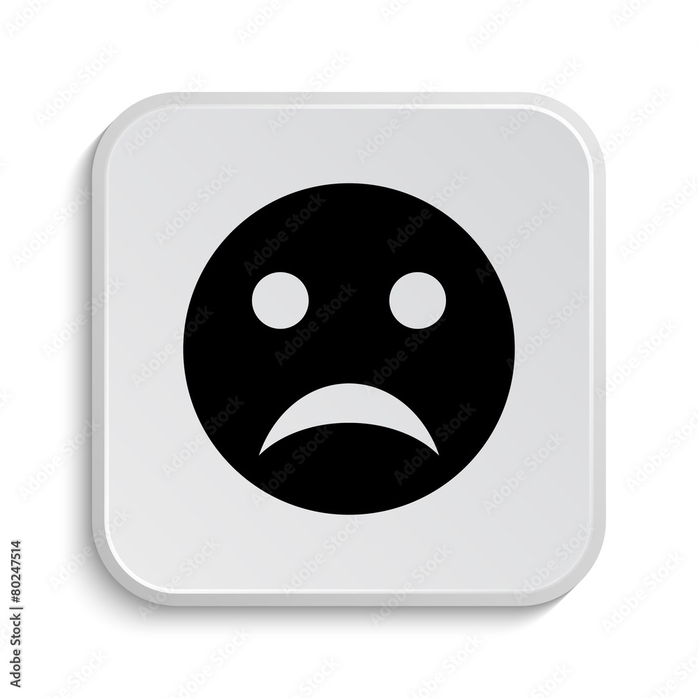 Fototapeta premium Sad smiley icon