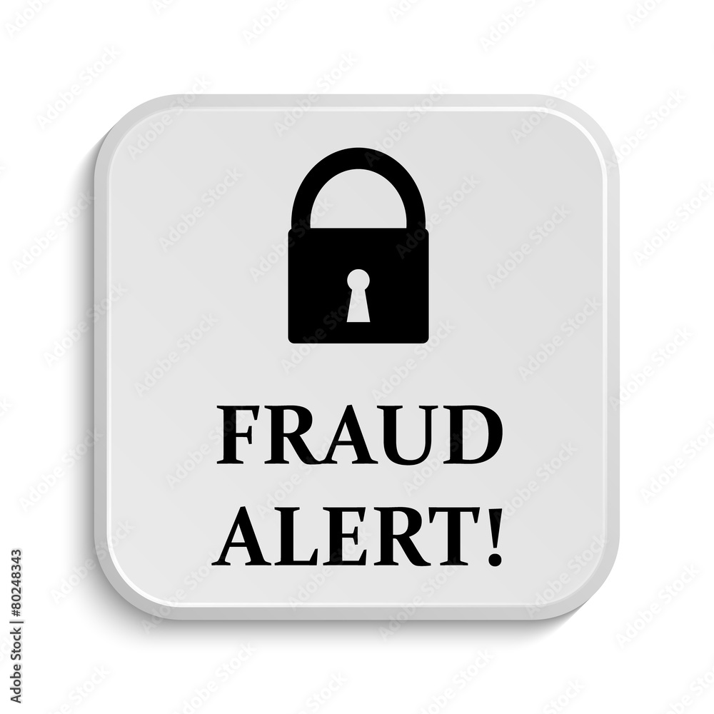 Fraud alert icon Fraud alert icon