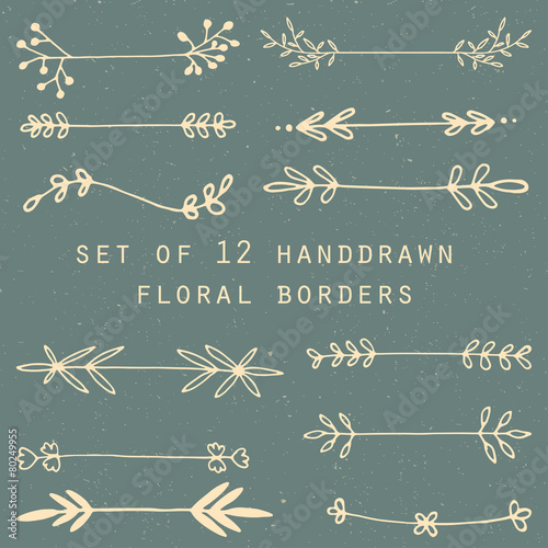 floral borders