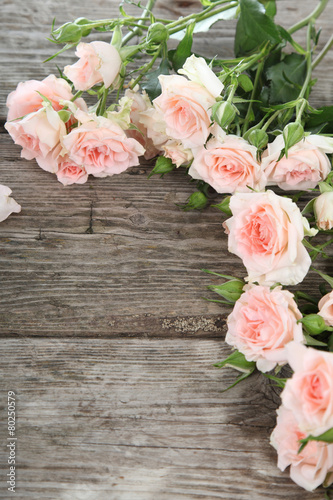 Fototapeta Naklejka Na Ścianę i Meble -  Bouquet of pink roses