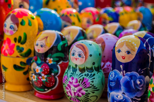 Russian Wooden Puzzle Dolls