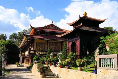 Tuyen Lam Buddhist Monastery  Dalat  Vietnam