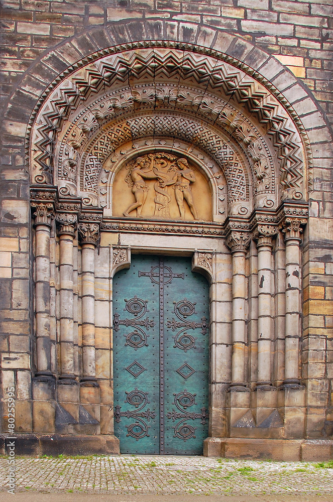 Entrance to Cyril and Methodius Catholic Church