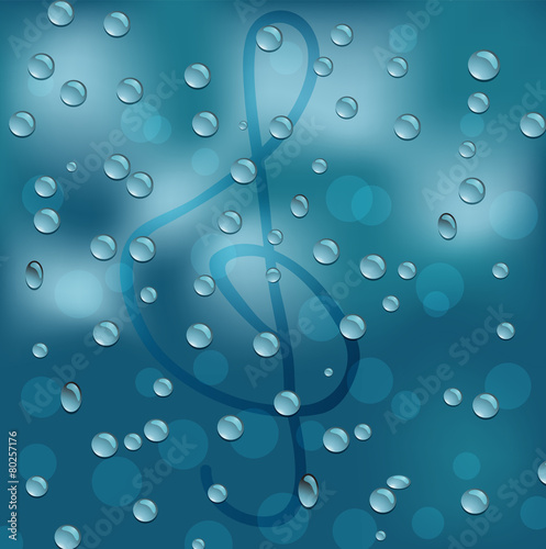 rain drops vector background