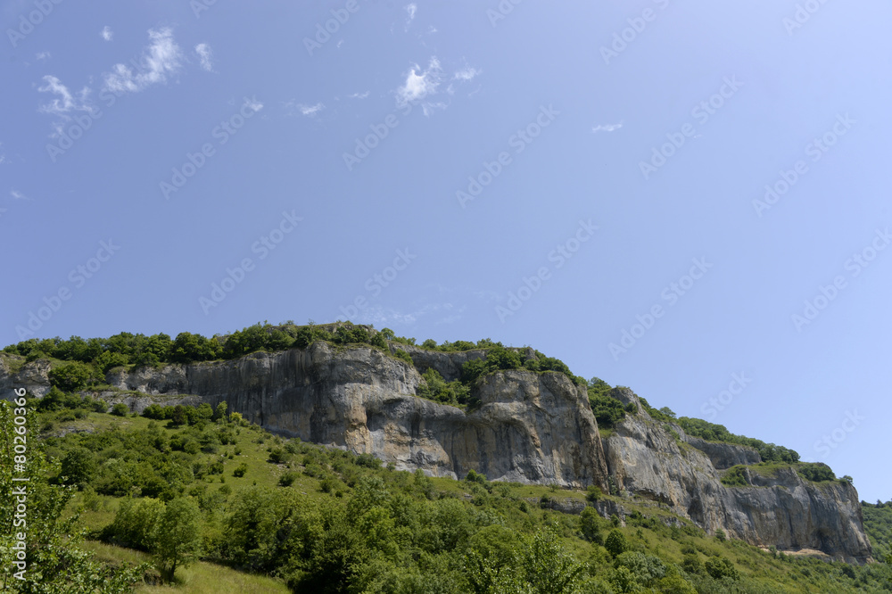 Naklejka premium Reculée de Baume-les-messieurs