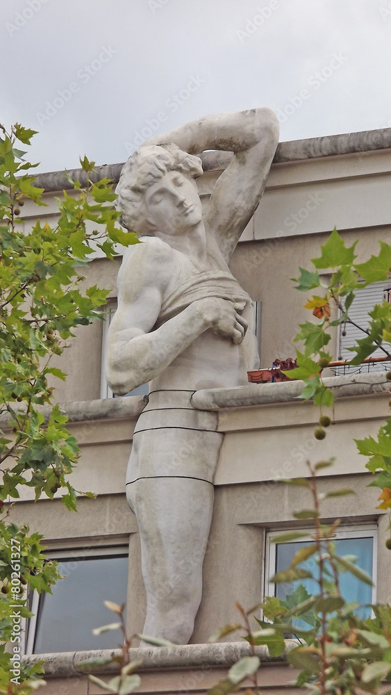 Obraz premium Paris la trouée verte