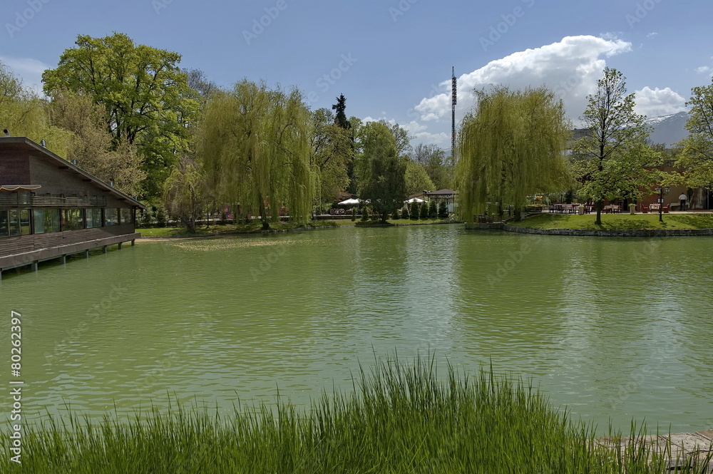 Fototapeta premium Ariana Lake in Sofia Boris' Garden