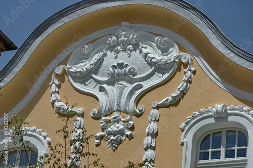 Fragment of house exterior in Sofia city