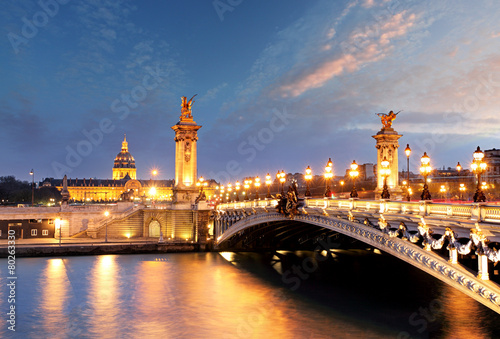Alexandre 3 Bridge, Paris, France © TTstudio