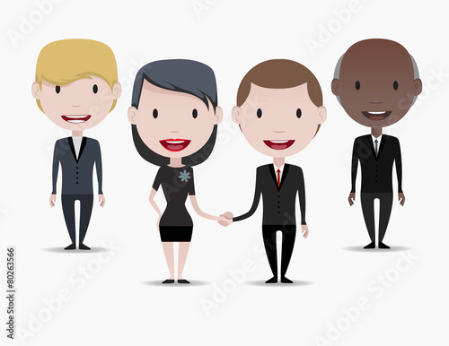 Business people: Handshake
