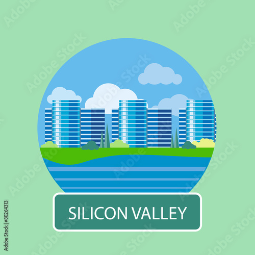Office building in Silicon Valley