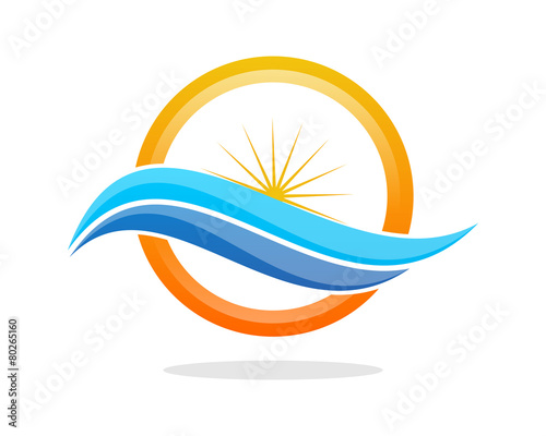 Wave Sun Circle