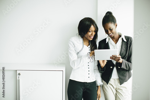 Young women in the office
