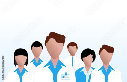 team medico, squadra, parlare, dialogo, colloquio