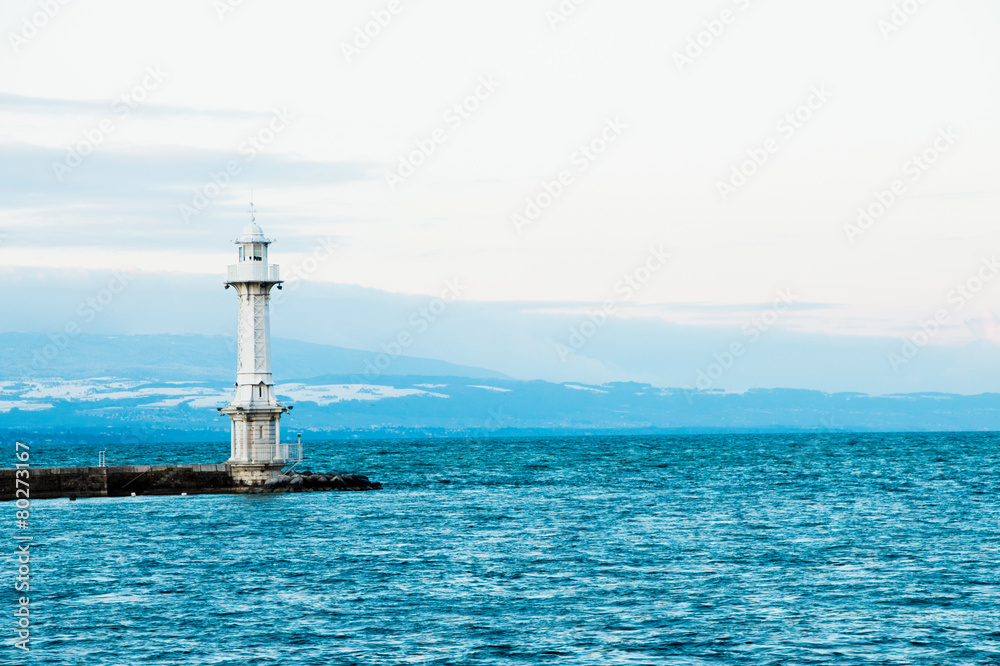 Pâquis Lighthouse / Phare des Pâquis - Geneva