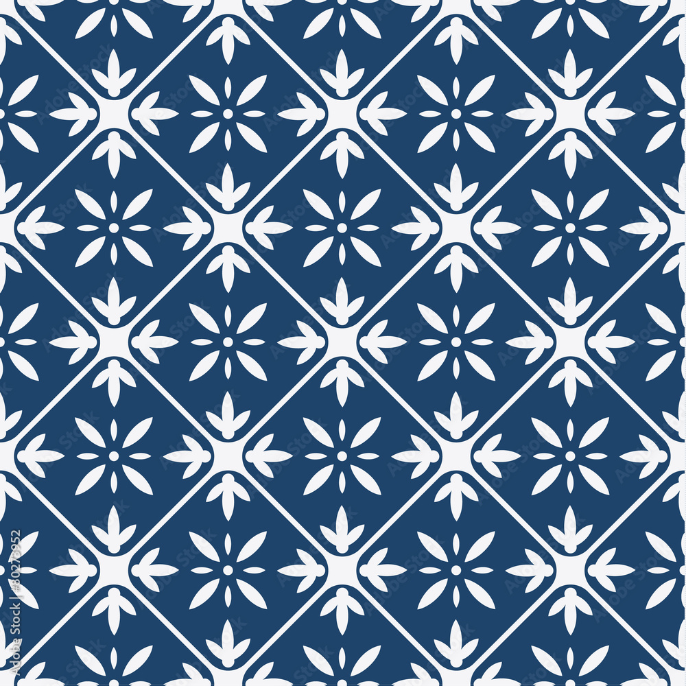 Blue and white delft pattern Blue and white delft pattern