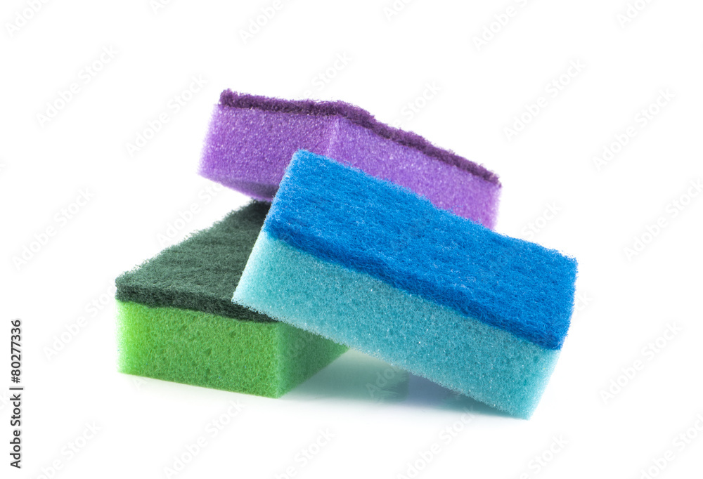 Colored sponges Colored sponges