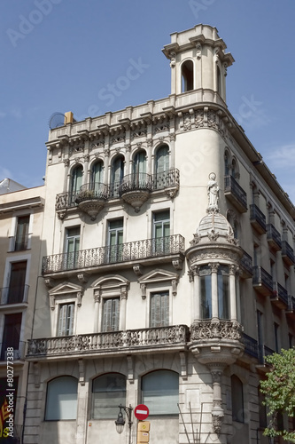 Photography Architecture on La Rambla in Barcelona