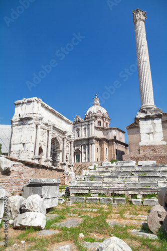 Old Roman Forum in Rome, Italy © Javi Martin