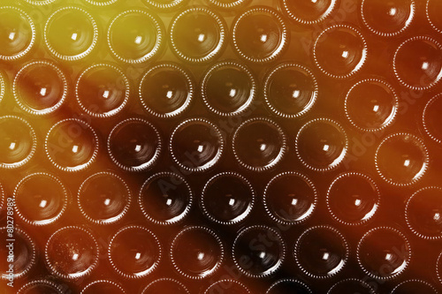 Obraz na płótnie Wine bottles as a background w salonie